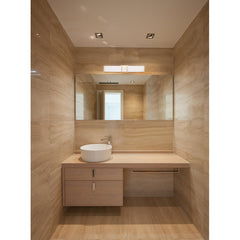 Bath Sconce, 1 Light, Brushed Gold Metal with White Acrylic Shade