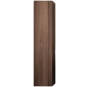 Bath Vanity Side Cabinet, 55 in H x 12 in W in Dark Brown