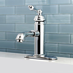 Bathroom Faucet, American Classic, One Handle in Polished Chrome