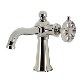 Bathroom Faucet, Belknap, One-Handle with Push Pop-Up Drain in Polished Nickel