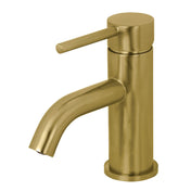 Bathroom Faucet, Concord, One-Handle 1-Hole in Brushed Brass