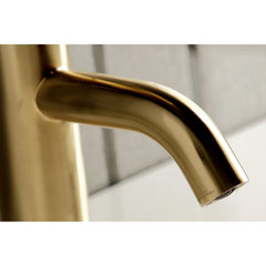 Bathroom Faucet, Concord, One-Handle 1-Hole in Brushed Brass