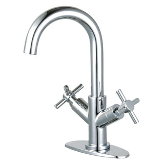 Bathroom Faucet, Concord, Two-Handle with Pop-Up Drain in Polished Chrome