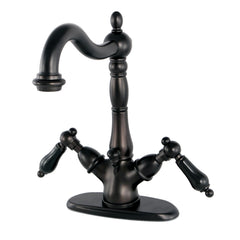 Bathroom Faucet, Duchess, Two-Handle, Centerset, Brass, Oil Rubbed Bronze