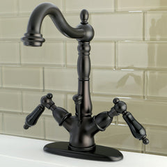 Bathroom Faucet, Duchess, Two-Handle, Centerset, Brass, Oil Rubbed Bronze