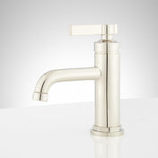 Bathroom Faucet, Greyfield, Single Hole with Pop-Up Drain in Polished Nickel
