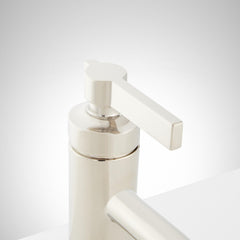Bathroom Faucet, Greyfield, Single Hole with Pop-Up Drain in Polished Nickel