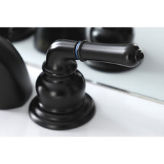 Bathroom Faucet, Magellan, Two-Handle 3-Hole in Matte Black