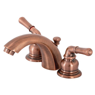Bathroom Faucet, Magellan, Two-Handle Mini-Widespread in Antique Copper