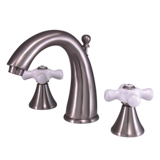 Bathroom Faucet, Naples, Two-Handle 3-Hole in Brushed Nickel