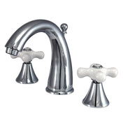 Bathroom Faucet, Naples, Two-Handle Widespread in Polished Chrome