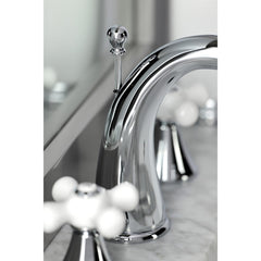Bathroom Faucet, Naples, Two-Handle Widespread in Polished Chrome