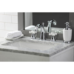 Bathroom Faucet, Naples, Two-Handle Widespread in Polished Chrome