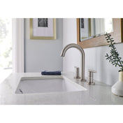 Bathroom Faucet, Parma, Widespread, 2-Handle, Brushed Nickel