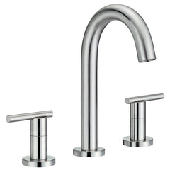 Bathroom Faucet, Parma, Widespread, 2-Handle, Brushed Nickel