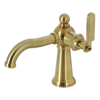 Bathroom Faucet, Tulare, One-Handle 1-Hole in Brushed Brass