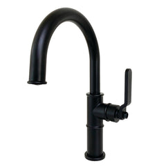 Bathroom Faucet, Whitaker, One-Handle 1-Hole in Matte Black