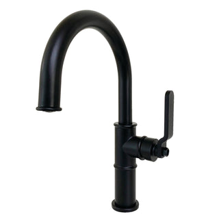 Bathroom Faucet, Whitaker, One-Handle 1-Hole in Matte Black