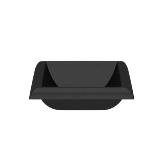 Drop-In Bathroom Sink, NativeStone, Rectangular in Charcoal