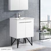 Bathroom Vanity Cabinet, Annecy, Freestanding with 2 Soft-Close Doors