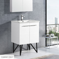 Bathroom Vanity Cabinet, Annecy, Freestanding with 2 Soft-Close Doors
