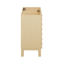 Bathroom Vanity Cabinet, Cascade, 30 Inch Freestanding in Natural Oak