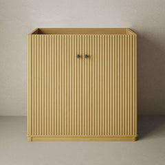 Bathroom Vanity Cabinet, Lafayette, 36 Inch Freestanding in Natural Oak