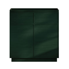 Bathroom Vanity Cabinet, St. Tropez, 36 Inch Freestanding in Green Oak