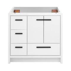 Bathroom Vanity Cabinet, Virage, Freestanding with 2 Doors in Glossy White
