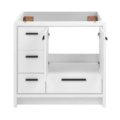 Bathroom Vanity Cabinet, Virage, Freestanding with 2 Doors in Glossy White
