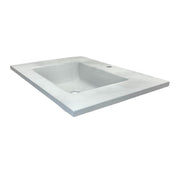 Bathroom Vanity Top, KonKrete, Single Sink in Gray Concrete