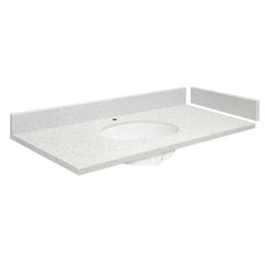Bathroom Vanity Top, Madison, Undermount Sink, 28.25 Inch, Milan White