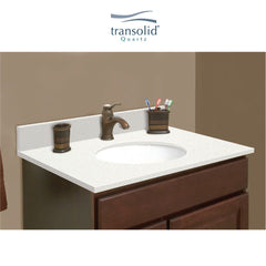 Bathroom Vanity Top, Madison, Undermount Sink, 28.25 Inch, Milan White
