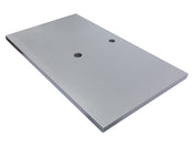 Bathroom Vanity Top, Terrazzo, 37 Inch Single Sink in Dark Gray