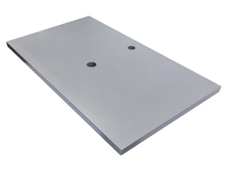 Bathroom Vanity Top, Terrazzo, 37 Inch Single Sink in Dark Gray