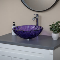 Bathroom Vanity Top, Terrazzo, Single Vessel Sink, Stone, 37 In., Dark Gray