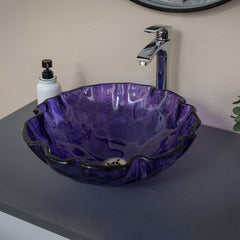 Bathroom Vanity Top, Terrazzo, Single Vessel Sink, Stone, 37 In., Dark Gray