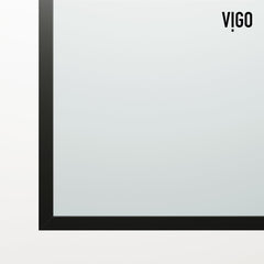 Bathtub Screen, Zenith, Fixed Frameless, 34 in W x 62 in H, Matte Black Clear