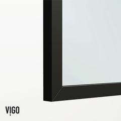 Bathtub Screen, Zenith, Fixed Frameless, 34 in W x 62 in H, Matte Black Clear