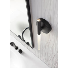 Kohler Components One-Light LED Sconce in Matte Black | product photo