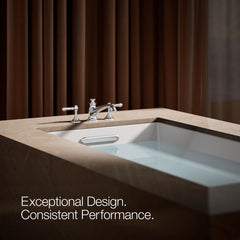 Kohler Artifacts Deck Mounted Roman Tub Faucet Spout with Flare Design in Polished Chrome | product photo