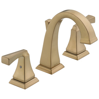 Dryden Bathroom Faucet 3 Hole in Champagne Bronze
