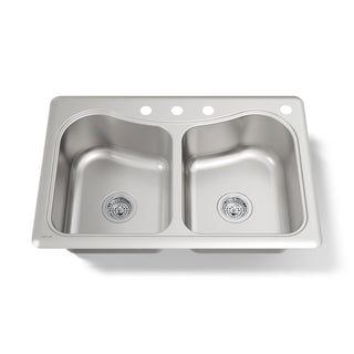 Staccato 33" L x 22" W Drop-In Kitchen Sink