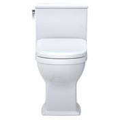 WASHLET 1.28 GPF S7A Auto Flush Elongated Floor Mounted Two-Piece Toilet (Seat Included) in Cotton