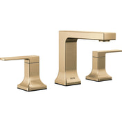 Velum Bathroom Faucet 3 Hole in Champagne Bronze