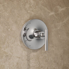 Purist Rite-Temp Shower Valve Trim with Lever Handle, Less Showerhead in Polished Chrome | product photo