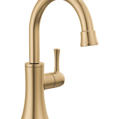 Beverage Bar Faucet, Single Lever Handle, Deck Mount, Champagne Bronze