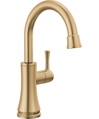 Beverage Bar Faucet, Single Lever Handle, Deck Mount, Champagne Bronze