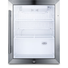 Beverage Center, Freestanding, 72 Cans, 2.1 Cu. Ft., Stainless Steel