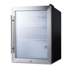 Beverage Center, Freestanding, 72 Cans, 2.1 Cu. Ft., Stainless Steel